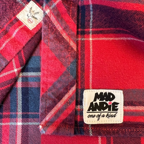 The Rolling Stones One-of-a-Kind Shirts by AG MadAndie Custom Unisex Flannel - L - Picture 4 of 5